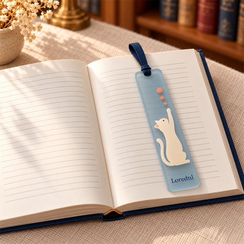 Lorednl Cloud Cat Ribbon Bookmark main product view