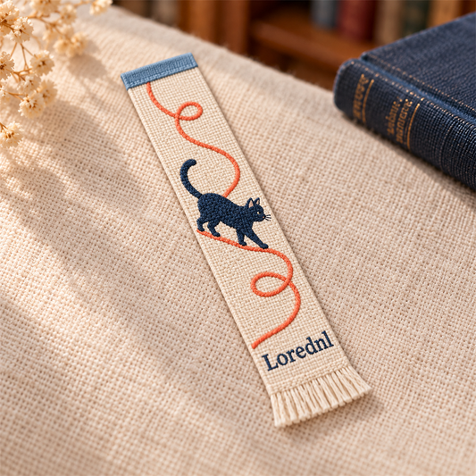Lorednl Ivory Paw Ribbon Bookmark main product view