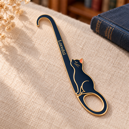 Lorednl Midnight Stretch Metal Bookmark main product view