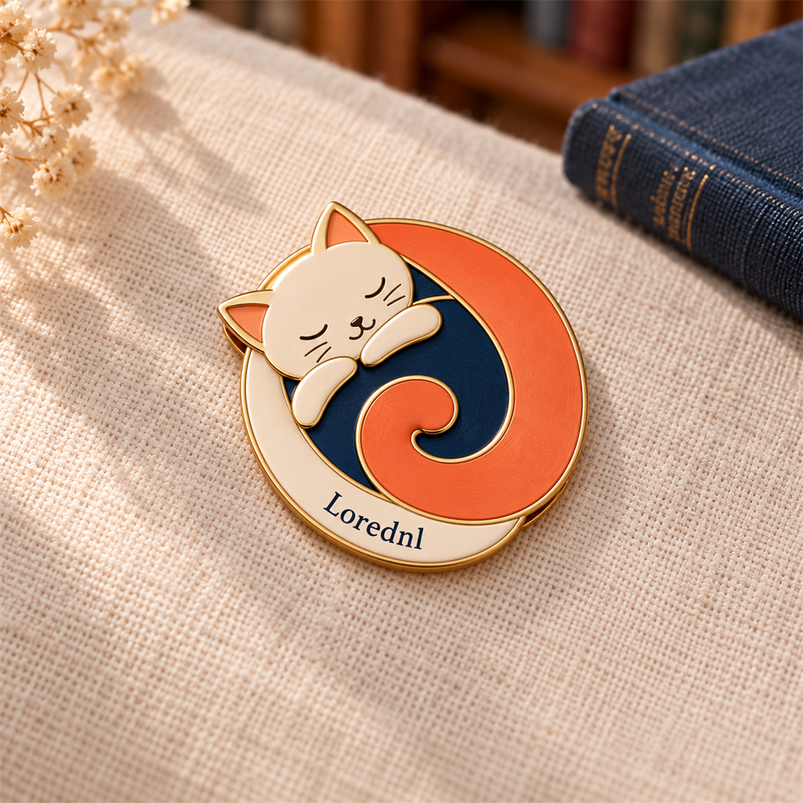 Lorednl Sleepy Cat Corner Marker main product view